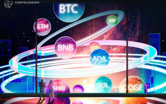 BTC, ETH, BNB, ADA, SOL, XRP, DOT, DOGE, SHIB, LUNA