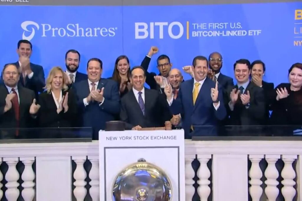 First Bitcoin ETF Opens Up, CME Futures Spike Higher