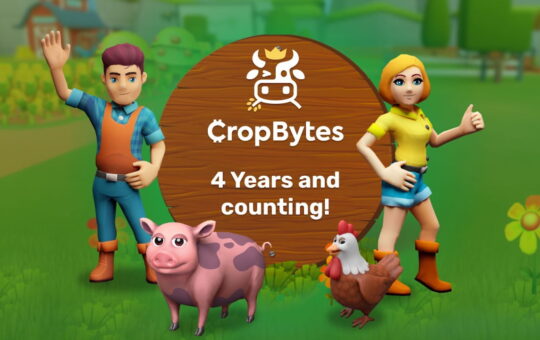 CropBytes Games Celebrates a Milestone Unheard of, ‘4 Years of Sustainable Web3 Gaming’ – Press release Bitcoin News