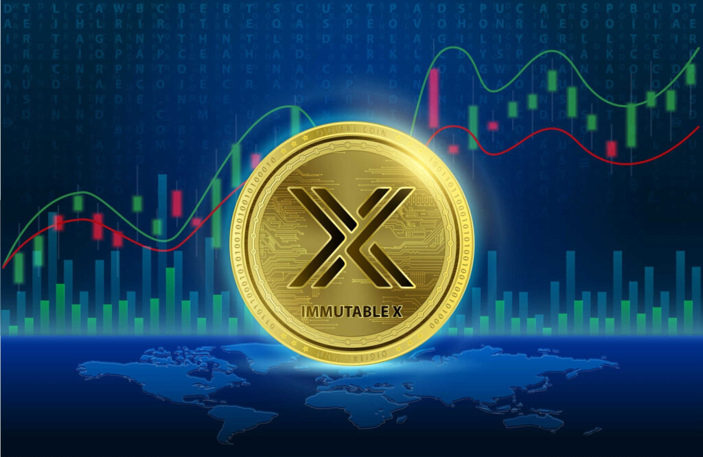 IMX down by 1% despite the GameStop NFT marketplace launching on Immutable X