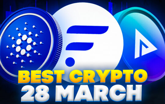 Best Crypto to Buy Now 28 March – FLR, GMX, ADA
