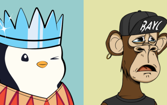 Pudgy Penguins NFTs Top $50K—Will They Flip Bored Apes?