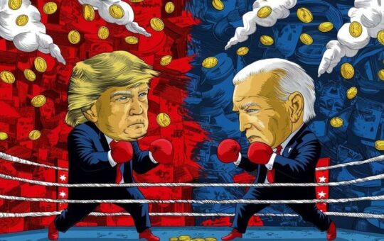Biden and Trump Meme Coins Skyrocket on Solana: Which One's Winning This Race?