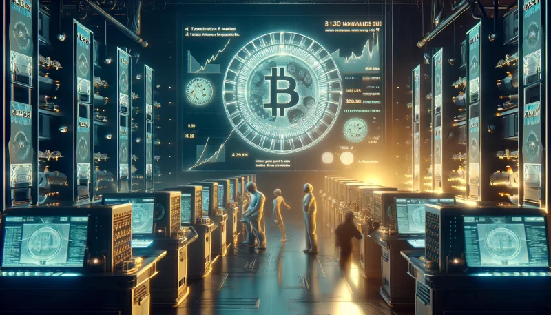 An experimental laboratory where developers monitor fee fluctuations after the Bitcoin halving.