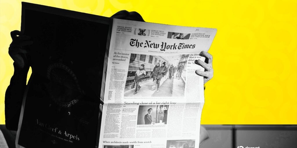 The New York Times Strikes AI Content Licensing Deal With Amazon