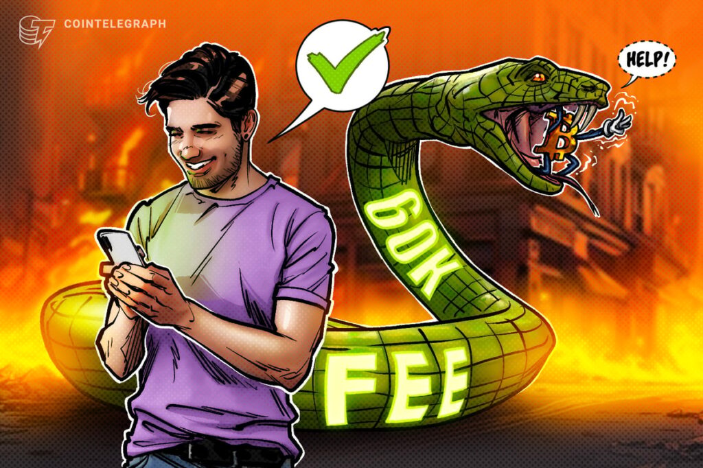 Bitcoin User Accidentally Sent $60,000 in Fees—Don’t Make the Same Mistake