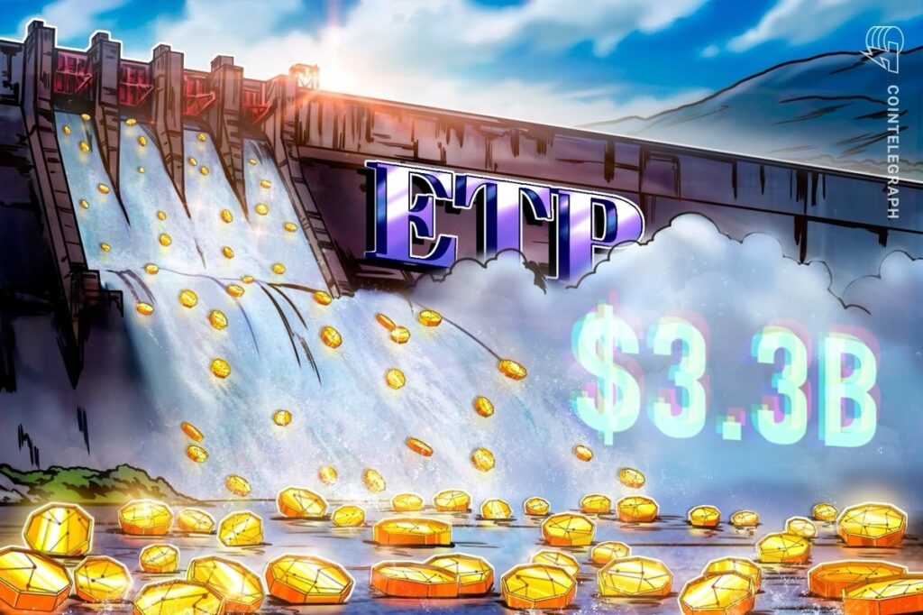 Bitcoin, Ethereum and Solana ETFs See $3.3B Inflows Last Week