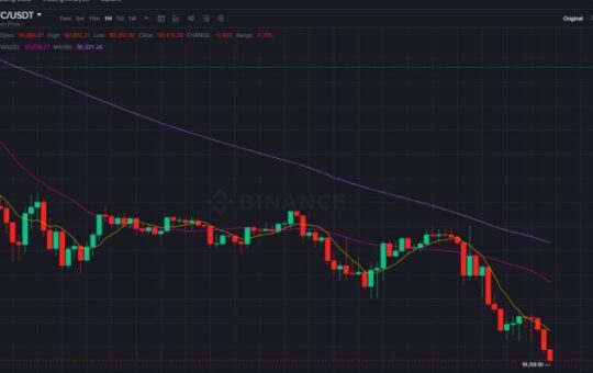 Bitcoin price drops below $90,500, its lowest level since April