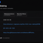 Institutional Ethereum Stakers Weigh Speed and Privacy Trade-off Under EIP-8222