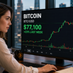 BTC consolidates near $77,000 as traders take $1.72B in profits