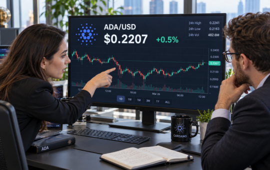 Cardano holds above $0.22 as falling OI signals risk of further losses