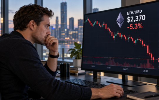 Ethereum dips below $2,400 as hot inflation fuels selling and long liquidations