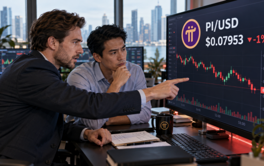 PI holds below $0.0800 as stablecoin plans emerge, but downside risks persist