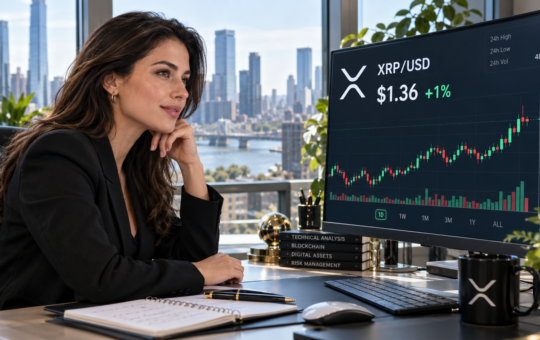 XRP rebounds from $1.32 as Standard Chartered adds RLUSD custody